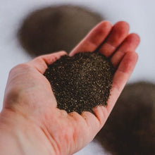 Load image into Gallery viewer, 25 lbs Lavayoo Lava Sand for DIY Hot and Cold Packs, Aquariums and Crafts (Screened, Washed, Dried, Sanitized) Black Sand