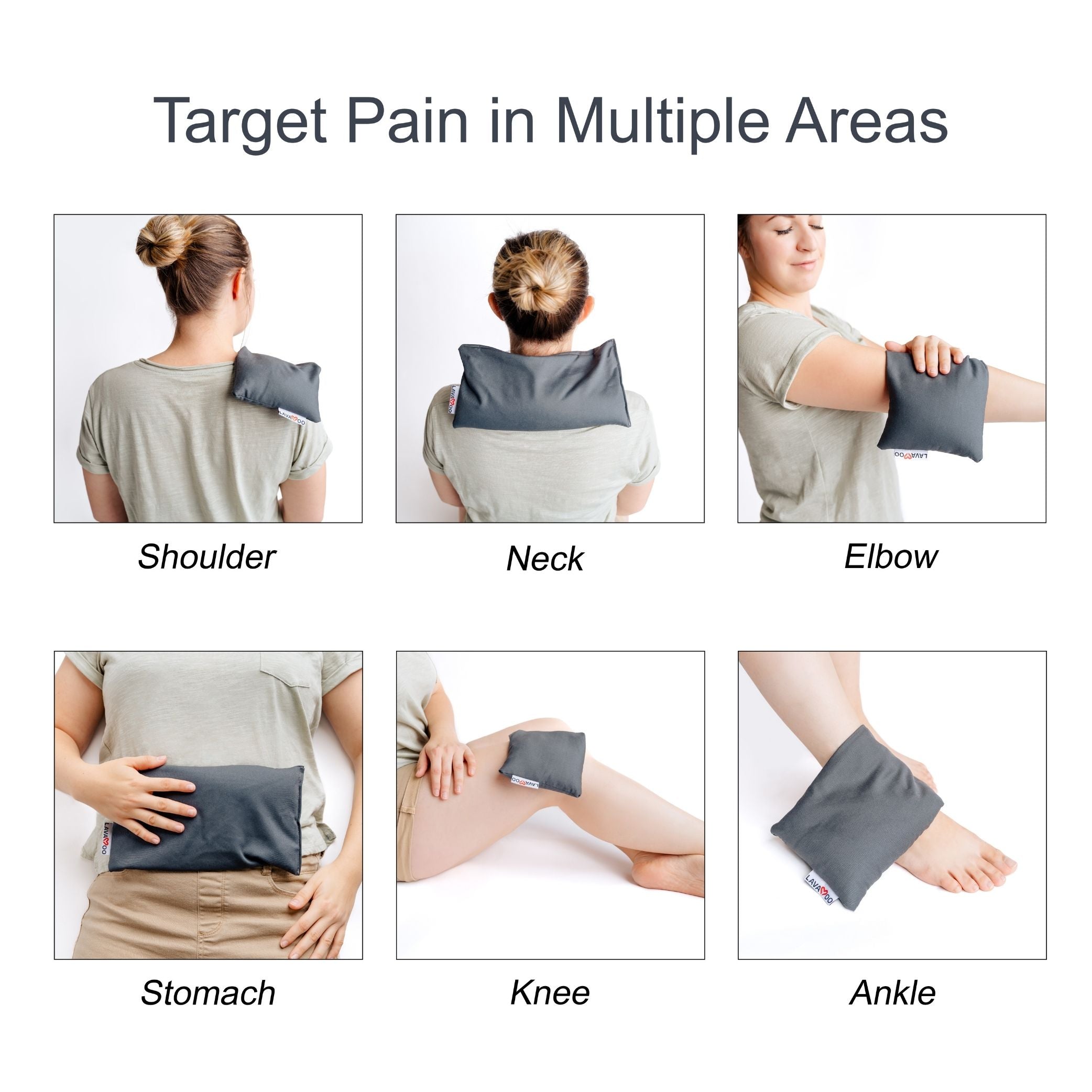 Lavayoo Small | 3lb Lava Sand Filled, Weighted, Heating, & Cooling Pad