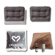 Load image into Gallery viewer, 2X Lavayoo Original + Minky Cover + ICE Bag + Pain Stick + Calming Abode Spray