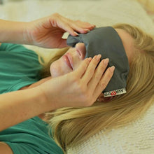 Load image into Gallery viewer, Lavayoo Eye Mask + Moist Heat | Lava Sand Weighted Heating & Cooling Pad For Eyes | Eye Relief | Microwavable, Washable, & Odorless