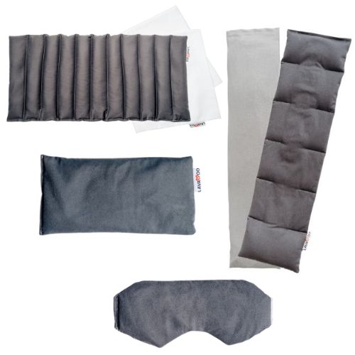 New Lavayoo Bundle | Lava Sand Weighted Heating & Cooling Pad | Microwavable, Washable, & Odorless