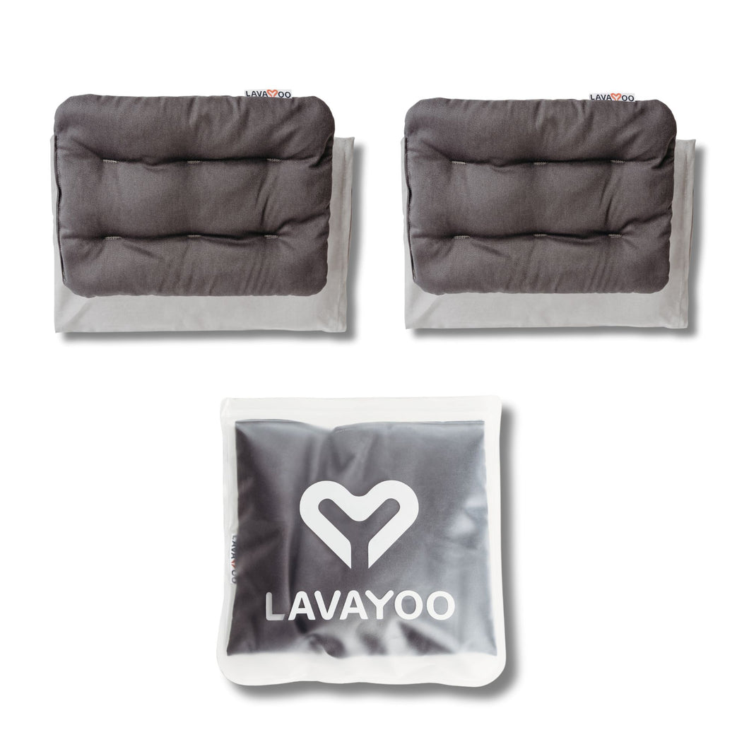 2X Lavayoo Original + ICE Bag | Lava Sand Filled Weighted Heating & Cooling Pad