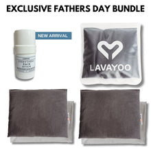 Load image into Gallery viewer, 2X Lavayoo Cuddle l + PAIN STICK + ICE Bag | Lava Sand Filled Weighted Heating &amp; Cooling Pad
