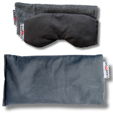 Load image into Gallery viewer, Lavayoo Small and Lavayoo Eye Mask | Lava Sand Weighted Heating &amp; Cooling Pad | Microwavable, Washable, &amp; Odorless
