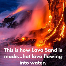 Load image into Gallery viewer, 15 lbs Lavayoo Lava Sand for DIY Hot and Cold Packs, Aquariums and Crafts (Screened, Washed, Dried, Sanitized) Black Sand
