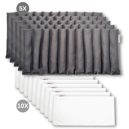 Pro 5X Lavabag Full Back 10X Washable Covers | Lava Sand Weighted Heating Pad | Towel Warmer Compatible, Washable, & Odorless