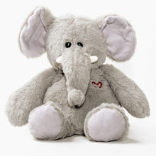 Load image into Gallery viewer, Elephant Lavababies | Lava Sand Filled Warmable Weighted Elephant Stuffed Animal
